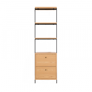 Гардеробный модуль с 3 полками и 2 ящиками Talist