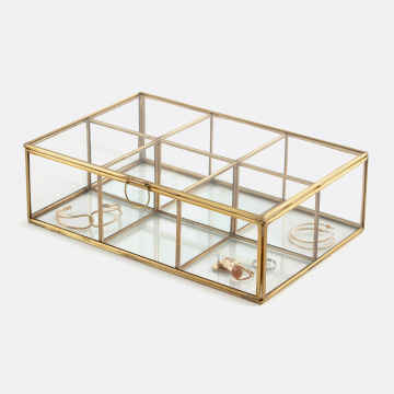 Коробка для хранения с несколькими отделениями Uyova  единый размер желтый