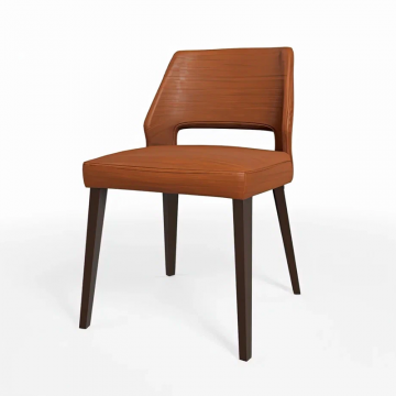 Стулья LENA без подлокотников, микровелюр, массив бука