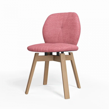 Стул Mood 90 0110 в комбинированной обивке BiMaterial букле+рогожка