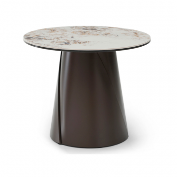 Стол журнальный Havana (60), светлая керамика/шоколад