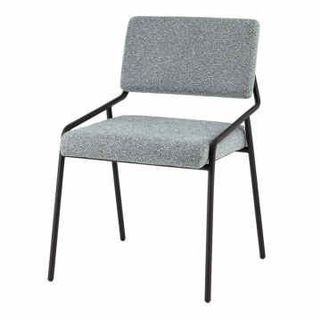 Стул Теллинг шенилл серо-синий