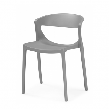 Пластиковый стул Градно жесткий серый