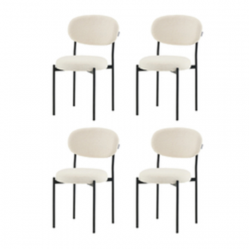 Стул Бриф DD букле молочный 4 шт.