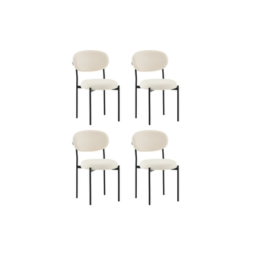 Стул Бриф DD букле молочный 4 шт.