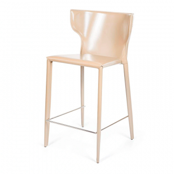 Стул полубарный Austin, кожа бежевый