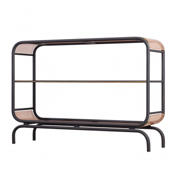 Консоль F2F СОЛАРБОКС бронзовое стекло, черный каркас