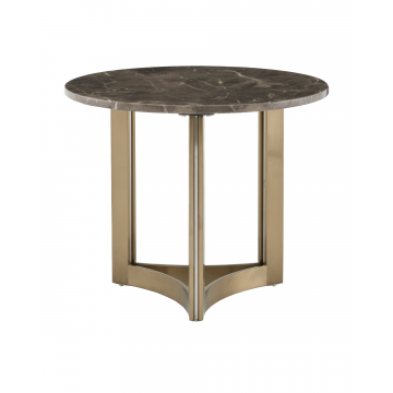 Журнальный столик Кассия 60*60 см темная керамика