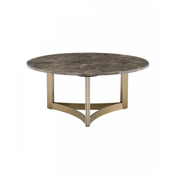 Журнальный столик Кассия 90*90 см темная керамика