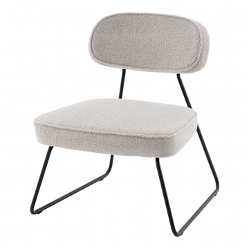 Кресло Kate new ткань букле светло-серый