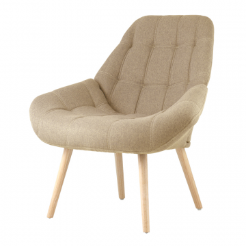 Кресло Олби Квадро бежевый