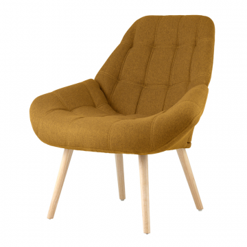 Кресло Олби Квадро горчичный