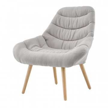 Кресло Олби Страйпс светло-серый