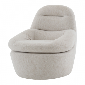 Кресло лаунж Fir светло-серый