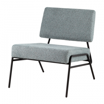 Кресло Теллинг шенилл серо-синий