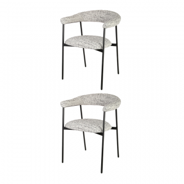 Стул обеденный Toko светло-серый 2 шт.