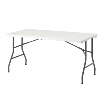 Стол складной чемодан 152*74*74 белый