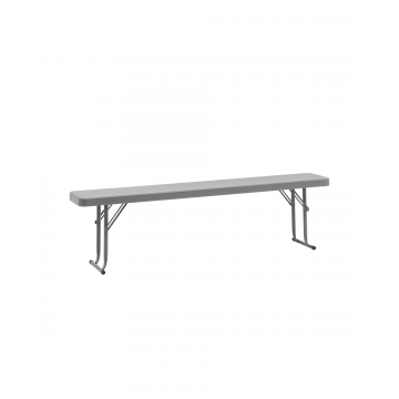 Скамейка складная 152*25*42 см серая