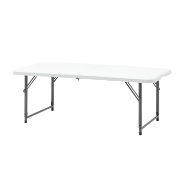 Стол-чемодан складной 122*61*74 см с регулировкой высоты