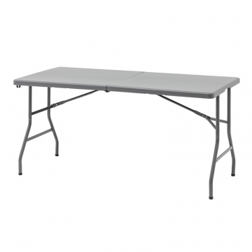 Стол-чемодан складной 152*74*74 серый