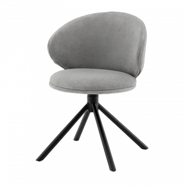 Стул Труфальд велюр светло-серый