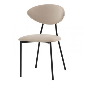 Стул обеденный Квинси велюр кремовый