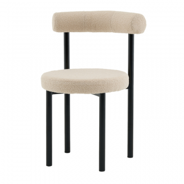 Стул обеденный Флорео букле бежевый