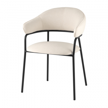 Стул обеденный Leya кремовый