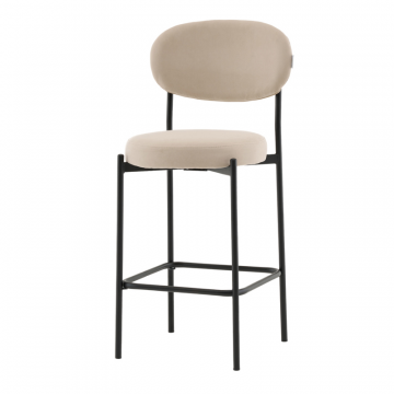 Стул Полубарный Бриф DD велюр бежевый