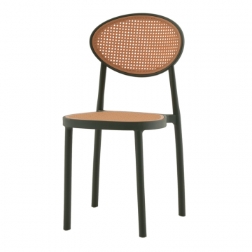 Стул Junie пластиковый зелёный