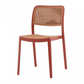 Стул Yona пластиковый красный