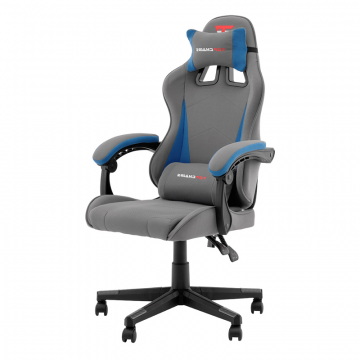 Кресло спортивное TopChairs Phantom серо-голубой