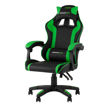Кресло спортивное TopChairs Shadow черно-зеленый