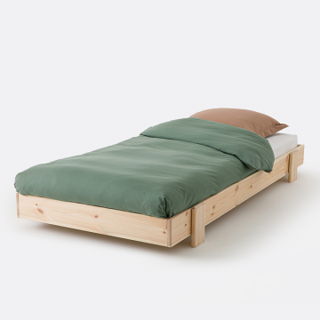 Детская кровать из массива сосны штабелируемая Pyla  90 x 190 см бежевый