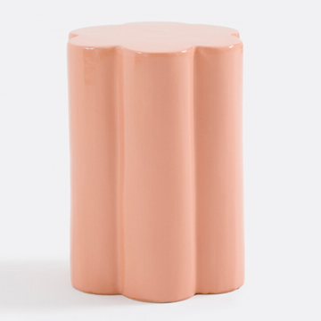 Керамический прикроватный столик Jelly  единый размер бежевый