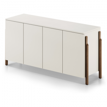 Тумба Basic 4 двери ширина 170 см (молочный)