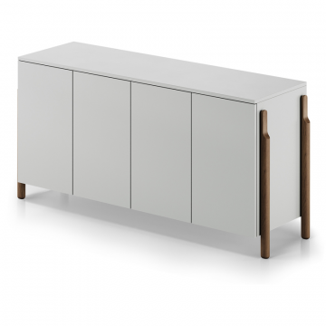 Тумба Basic 4 двери ширина 170 см (светло-серый)