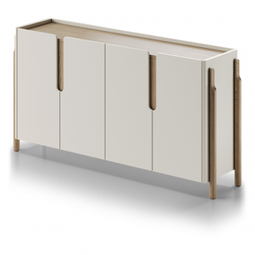 Комод Basic 4 двери ширина 180 см (молочный)