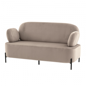 Диван Кэнди велюр светло-серый