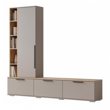 ТВ-тумба Филеста кашемир / дуб вотан