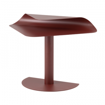 Журнальный столик Cornea металл бордовый