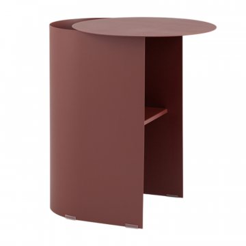 Журнальный столик Floire металл бордовый