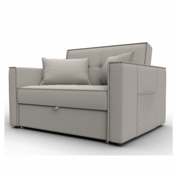 Диван прямой Лига-104 (140), Амур 02 бежевый, Рогожка