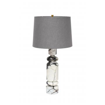 185HM-03528 Лампа настольная плафон цвет серый