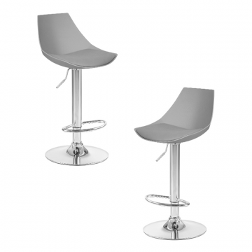 Набор 2 шт Стул барный DOBRIN ROCKY, серый