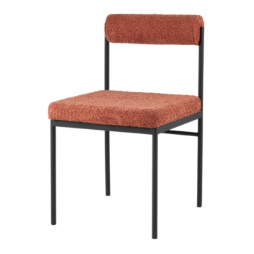 Стул обеденный Балла букле коралловый