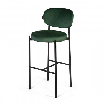 Стул барный Mason, бархат зеленый 19