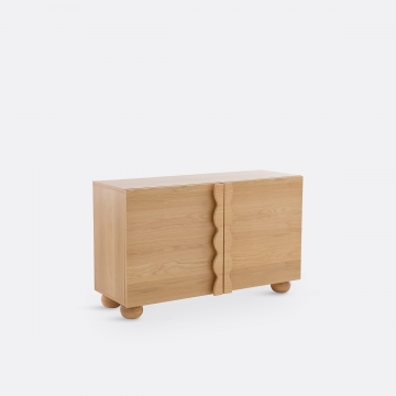 Шкаф для посуды с двумя дверками Hagop  единый размер бежевый