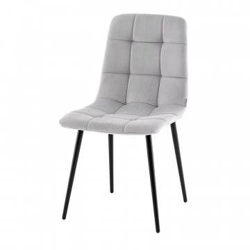 Стул Одди NEW велюр светло-серый