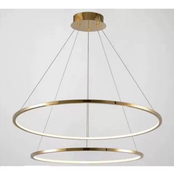 Подвесная люстра iLedex AXIS 10112P/2-39W-3000K (6/4) BRASS